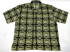 GFL-CLOTHING ギャングスタフォーライフ 半袖 開襟 シャツ 総柄 黒 GFL-CLOTHING ギャングスタフォーライフ 半袖 開襟 シャツ 総柄