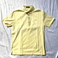 BURBERRY BLACK LABEL バーバリーブラックレーベル ポロシャツ イエロー サイズ2