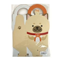 アニマルBOX 親いぬクリーム 【10枚入】 16-313X　ハンドル付 手提箱 120×80×180H プレゼント ヤマニパッケージ