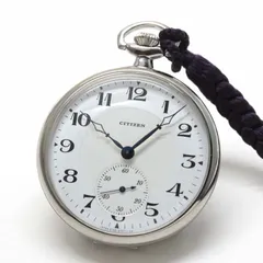 CITIZEN シチズン懐中時計第一号復刻後藤新平1924 銀製