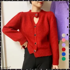 ニットトップス 韓国秋冬 レディース長袖おしゃれ vネック ニットソー 胸元セクシー ニットカーディガン 大人カジュアル ニットアウター 羽織り 無地セーターニットカットソー ニットウエア暖かい 秋服 ハートボタン
