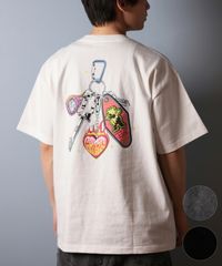 【ムラスポ公式】新品 GRIZZLY グリズリー 半袖 Tシャツ メンズ バックプリント KEYS OPEN DOORS G25SS1404 ムラサキスポーツ限定