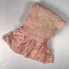 帯揚げ　薄ピンク　正絹　絞り　使用可