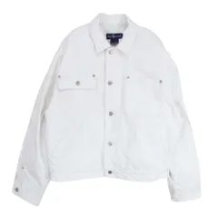 RALPH LAUREN ラルフローレン コットン ショート カバーオール トラック ジャケット ホワイト系 L【中古】のサムネイル
