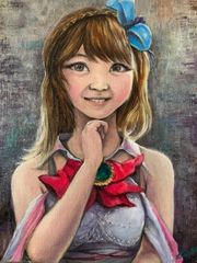 手描き油彩画コスプレイヤー004