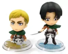 【中古】トレーディングフィギュア 悔いなき選択(エルヴィン＆リヴァイ) 「一番くじ 進撃の巨人～壁外調査女型捕縛作戦～」 C賞 ちびきゅんキャラセット