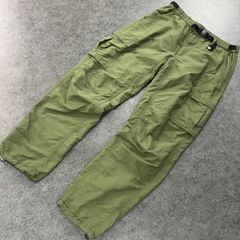 Columbia コロンビア トレック トレッキング パンツ カーゴパンツ ナイロン グリーン 緑 メンズ L 211 PM8973