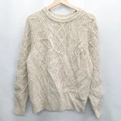 ◇ GLOBAL WORK グローバルワークワーク 長袖 ニット セーター サイズS クリ－ム系 レディース E  【1405140017908】