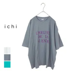 イチ tシャツ レディース ichi 240153 ピグメントダイプリント T