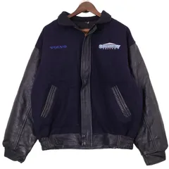 レア カナダ製90s古着◆刺繍スタジアムデニムジャケット スタジャン メンズXL レア カナダ製90s古着◇刺繍スタジアムデニムジャケット
