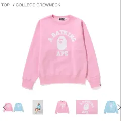 BATHING APEトレーナー ピンク AAPE MAIN CREW NECK SWEAT（スウェット）｜AAPE BY A BATHING