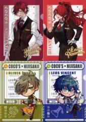【中古】クリアファイル 全4種セット A4クリアファイル 「ココス×バーチャルYouTuber にじさんじ エデン組がココスの楽しいひととき発信中!」 対象メニュー注文特典 第4弾