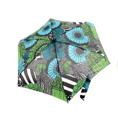 marimekko PISAROI 折畳み傘 【未使用タグ付き❣️】 マリメッコ marimekko 傘 ミニ マニュアル ナノ ウニッコ