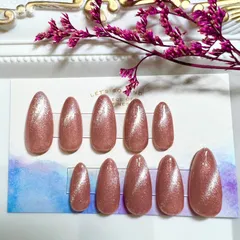 【大人気】オーダー♡ ブラウンギャラクシーネイル シンプル