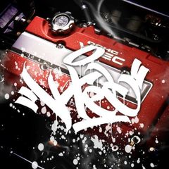 VTEC HANDSTYLE - ブイテック カッティングステッカー