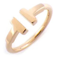 ティファニー Tiffany & Co. リング T ワイヤー 6014739 K18PG 9.5号 【中古】