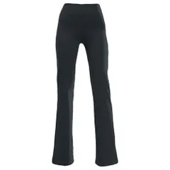 ダンスパンツ レディース 大人 黒 薄手 美脚 脚長効果 フレアパンツ ブーツカット 無地 大きいサイズ ストレッチ バレエ ヨガ チア ジャズ タップ ブラック va5