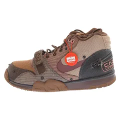 NIKE (ナイキ) AIR TRAINER 1 SP CACTUS JACK Archaeo Brown DR7515-200 エアトレーナー1 カクタスジャック トラヴィススコット ハイカットスニーカー シューズ ブラウンのサムネイル