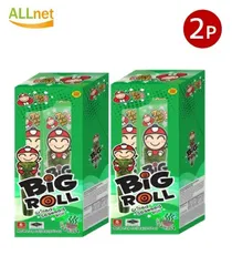 【正規輸入品】タオケーノイ ビッグロール 海苔巻きスナック(3g×6本) 18g ×2個セット クラシック味 韓国風お菓子 人気タイおやつ Tao Kae Noi Big Roll Grilled Seaweed Roll  big ビックロールのサムネイル