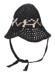 VARZAR (バザール) デジタルロゴパンチングボンネットハット