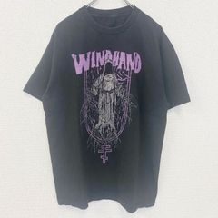 古着 used　WINDHAND　ウィンドハンド　ドゥームメタル　バンド　バンT　アメリカ　USA　黒　ブラック　レトロデザイン