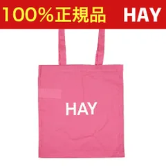 【新品】HAY トートバッグ 限定色 ピンク ヘイ コットン 鞄 手さげ かばん バック ロゴ 北欧 レディース メンズ ユニセックス 海外正規品のサムネイル