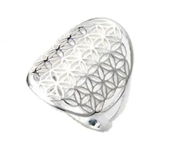 RingSize:11 [世界のアクセサリー カルメロ] フラワーオブライフ flower of life 神 生命の花 シルバー９２５ リング 指輪 (11)