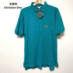 オールド　クリスチャンディオール　半袖　ポロシャツ　ペイズリー　コットン　M Christian Dior - オールド クリスチャンディオール 半袖 ポロシャツ