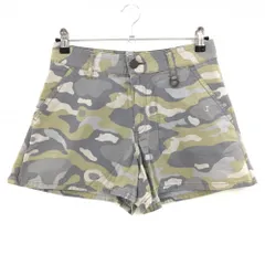 エドウィン キュロットスカート グレー×ベージュ カモフラ 迷彩  レディース M ゴルフウェア EDWIN GOLF