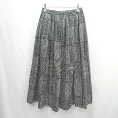 ◇ ⊂ AMERICAN HOLIC アメリカン ホリック ウエストゴム ロング丈 フレア スカート サイズF ブラック系 レディース E  【1412260002097】