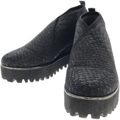 UNITED NUDE ユナイテッドヌード Fold Slip On スリッポンスニーカー  ブラック