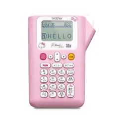 【新品】 ブラザー工業 ラベルライター ピータッチ PT-J100KTP キティピンク(3.5mm~12mm幅/TZeテープ) 1