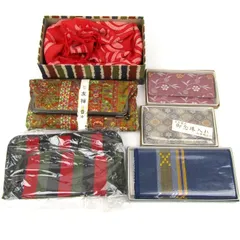 袱紗・がま口ポーチ・巾着 6点セット 未使用有 和柄 和小物 まとめて 大量 レディース 【中古】