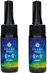 【在庫セール】パジコ UV-LEDレジン 星の雫 ハード 30g 403236 透明 2個セット