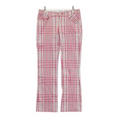 サイズ：38 ZOY ゾーイ  ストレッチパンツ チェック柄 レッド系 [240101487170] ゴルフウェア レディース ストスト