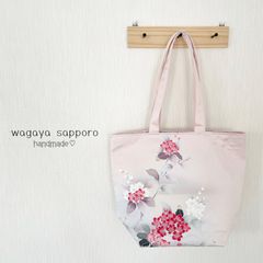 トートバッグ　着物生地