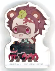 【中古】アクリルスタンド・アクリルパネル 竈門炭治郎(ポン次郎) アクリッツマスコット～無限列車ver.～ 「一番くじ 鬼滅の刃 ～心を燃やせ～」 E賞