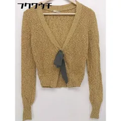 ◇ ◎ UNITED ARROWS PINK LABEL 長袖 ニット カーディガン キャメル レディース 【中古】 【1104280005287】