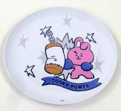 [중고]접시·찻잔 COOKY(정국) 캐릭터 플레이트(멜라닌 플레이트) [BT21 카페 UNIVERSE(2019)] 캐릭터 세트 동봉품