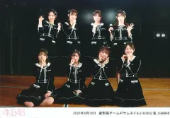 【中古】生写真(AKB48・SKE48) AKB48/集合(8人)/横型・2022年6月19日 倉野尾チーム4「サムネイル」18：00公演/AKB48劇場公演記念集合生写真