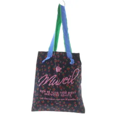 ミュベール muveil いちごトートバッグ ハンドバッグ 黒のサムネイル