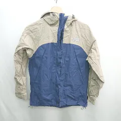 ◇ Θ THE NORTH FACE Dot Shot 長袖 ジャケット サイズ表記なし ネイビー ベージュ レディース E  【1412090001420】