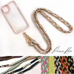 スマホショルダー スマホ ストラップホルダー 三つ編み 編み込み 肩掛け スマホストラップ   携帯ストラップ ショルダーストラップ バッグトラップ 肩掛け 首掛け 斜めがけ 肩紐 失くさない 紛失 鍵 キー キーホルダー アウトドア 太め 落下防止