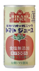 ヒカリＯＧトマトジュース(食塩無添加) 190g ×1個※沖縄および離島への発送不可です※