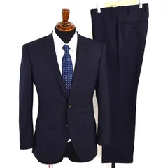 銀座 山形屋/シングルスーツ/ロロピアーナ/ネイビー/美品/セットアップ 銀座 山形屋/シングルスーツ/ロロピアーナ/ネイビー/美品/セットアップ