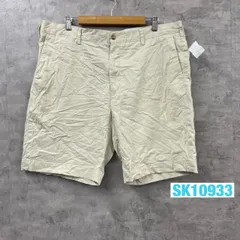 POLO Ralph Lauren ハーフ チノパン 38 ライトベージュ ストレッチ ジップフライ 短パン 実寸W39in 大きいサイズ ボトムス 古着 SK10933