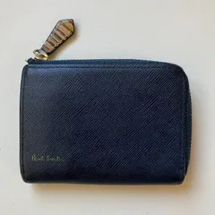ポールスミス　Paul Smith コインケース　キーケース　パスケース　ジップストローグレイン2 ネイビー