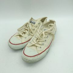 ◇ Θ CONVERSE コンバース M9165 ローカットスニーカー サイズ24.5 アイボリー系 レディース E  【1410100046683】