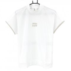 【超美品】レザレクション 半袖ハイネックシャツ イエロー ロゴ地模様 メンズ L ゴルフウェア Resurrection Resurrection 【超美品】レザレクション 半袖ハイネックシャツ