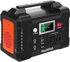 FlashFish ポータブル電源 大容量 小型発電機 40800mAh/151Wh AC(200W 瞬間最大250W) DC(120W) USB出力 家庭用蓄電池 急速充電QC3.0搭載 純正弦波 ポータブルバッテリー モバイル電源